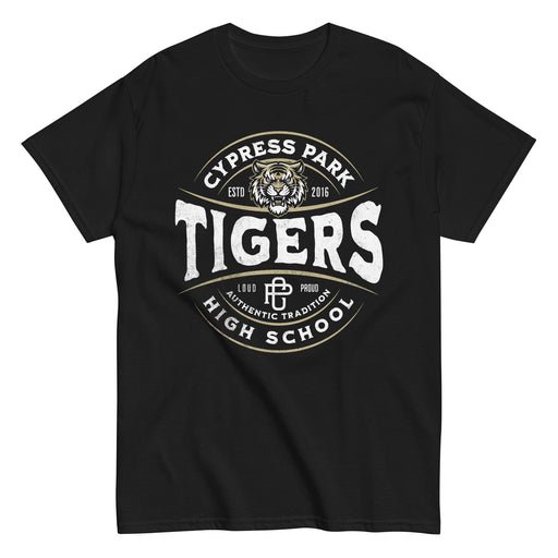 Cypress Park High School Tigers Black Classic Unisex T-shirt 218