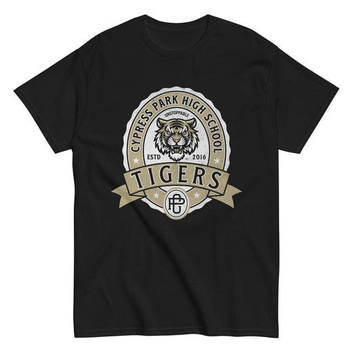 Cypress Park High School Tigers Black Classic Unisex T-shirt 212