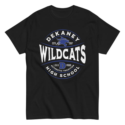 Dekaney High School Wildcats Black Classic Unisex T-shirt 218