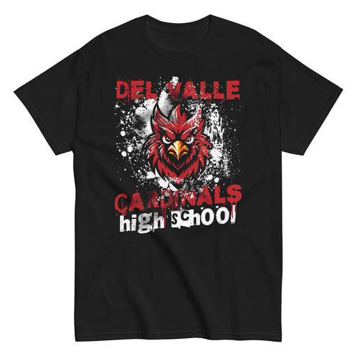 Del Valle High School Cardinals Black Classic Unisex T-shirt 205