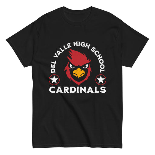 Del Valle High School Cardinals Black Classic Unisex T-shirt 208