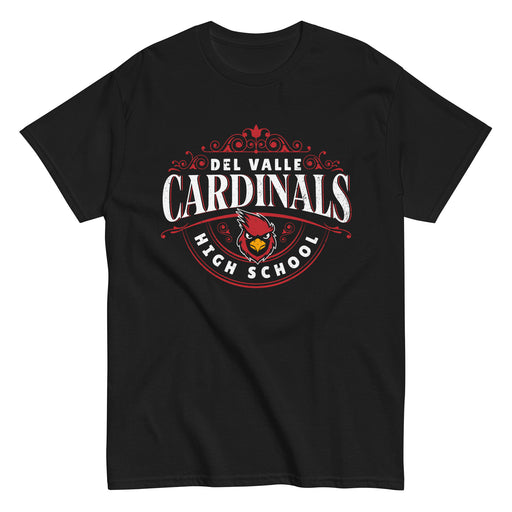 Del Valle High School Cardinals Black Classic Unisex T-shirt 211