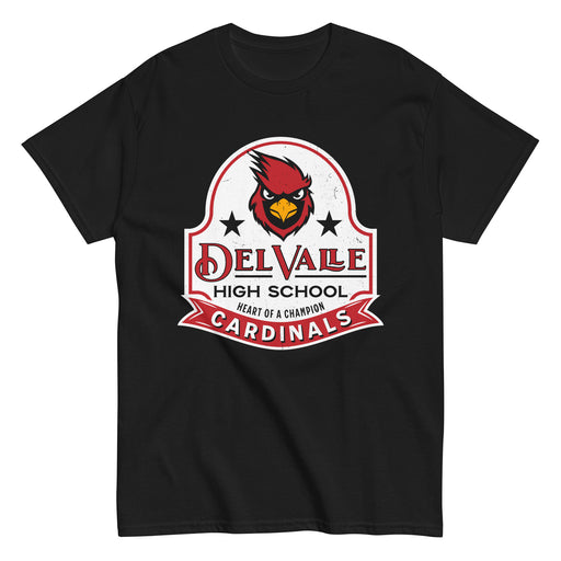 Del Valle High School Cardinals Black Classic Unisex T-shirt 219