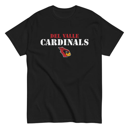 Del Valle High School Cardinals Black Classic Unisex T-shirt 221