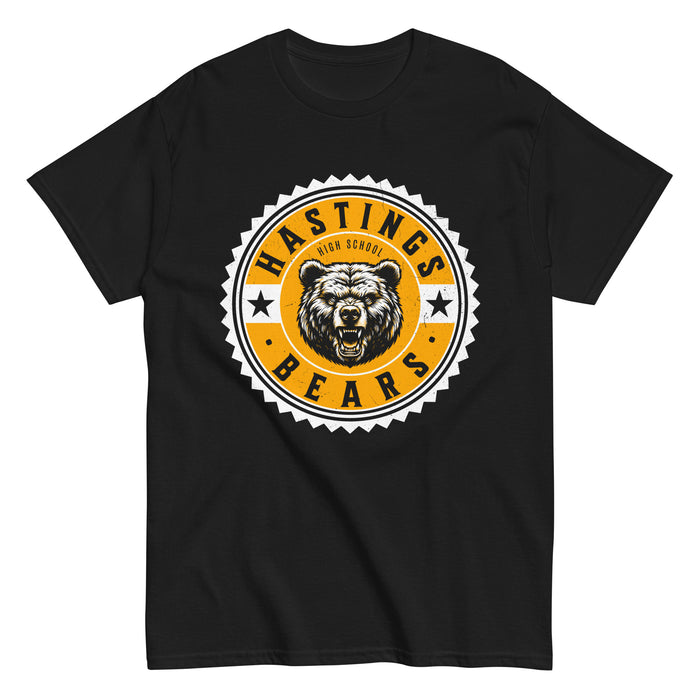 Hastings High School Bears Black Classic Unisex T-shirt 203