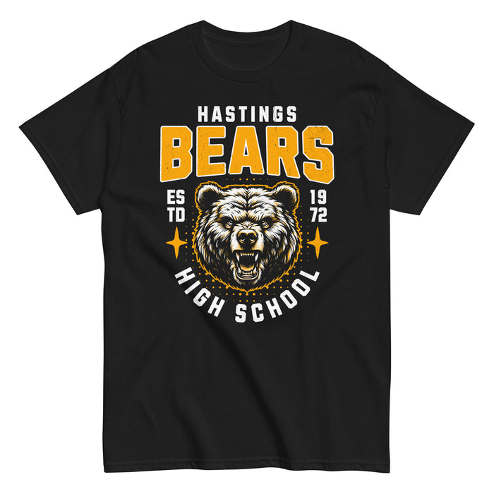 Hastings High School Bears Black Classic Unisex T-shirt 204