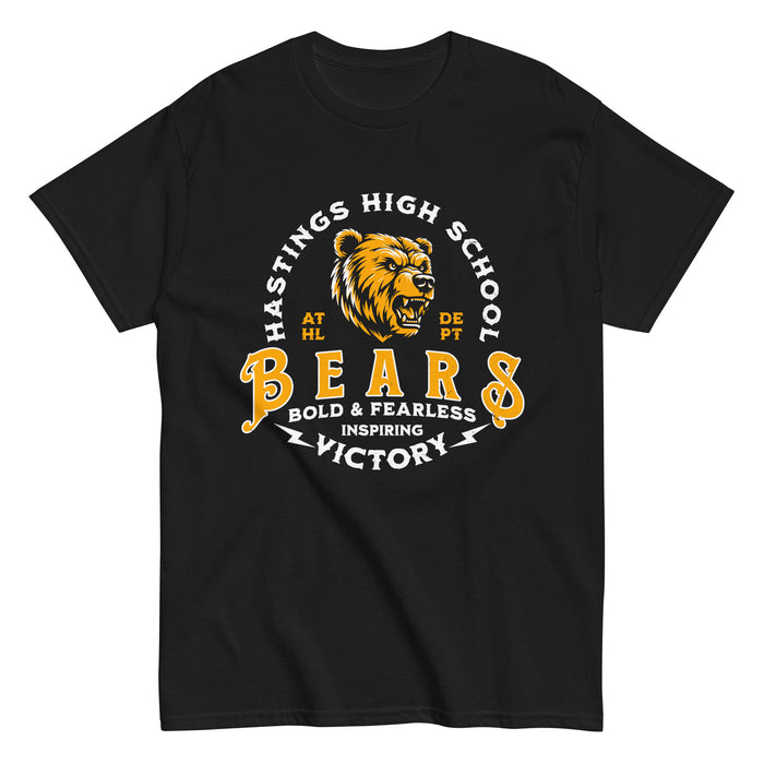 Hastings High School Bears Black Classic Unisex T-shirt 206