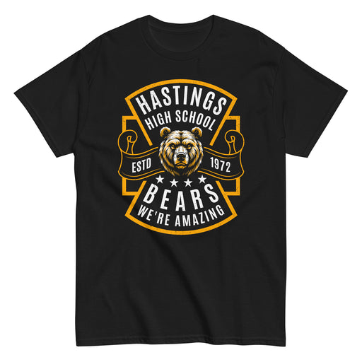 Hastings High School Bears Black Classic Unisex T-shirt 207