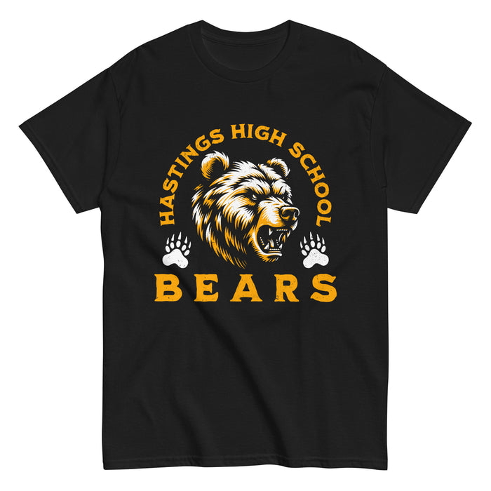 Hastings High School Bears Black Classic Unisex T-shirt 208