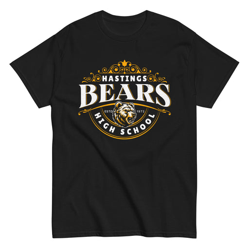 Hastings High School Bears Black Classic Unisex T-shirt 211