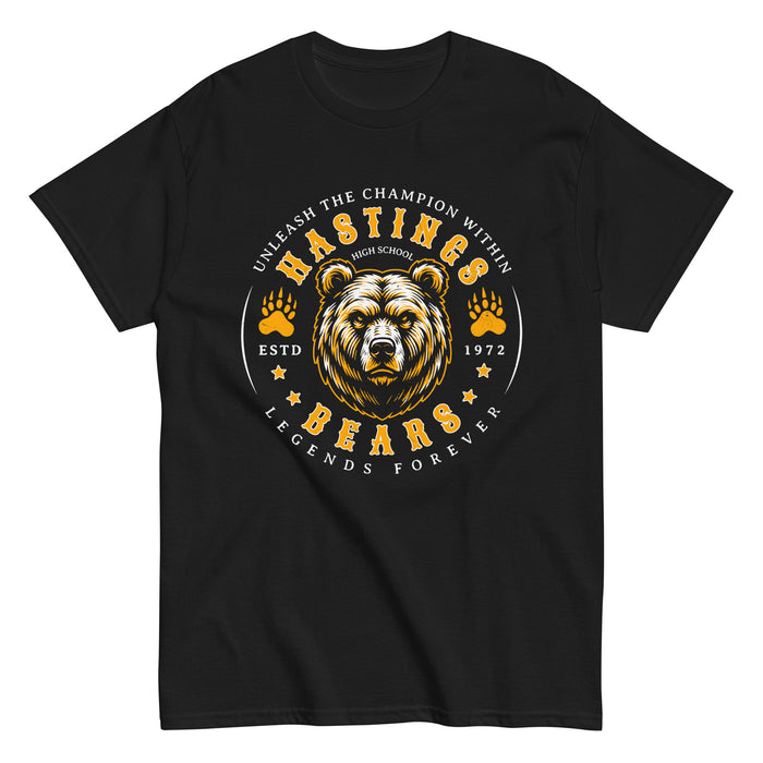 Hastings High School Bears Black Classic Unisex T-shirt 214