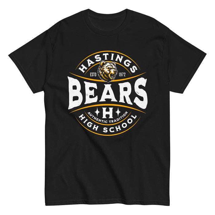 Hastings High School Bears Black Classic Unisex T-shirt 218