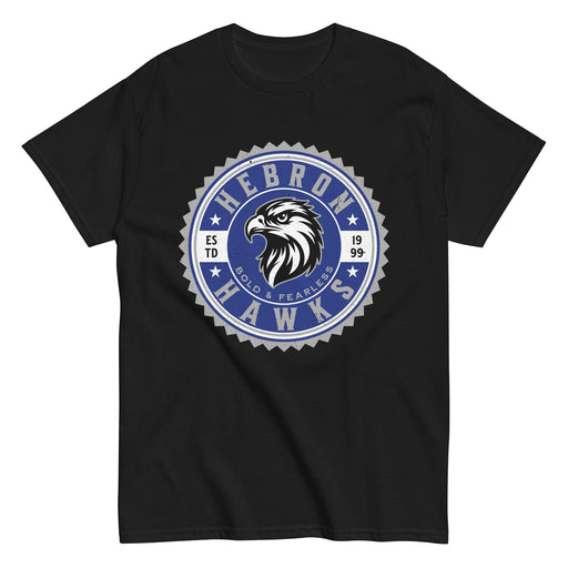 Hebron High School Hawks Black Classic Unisex T-shirt 203