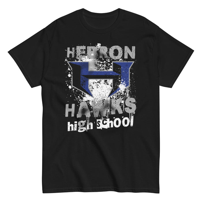 Hebron High School Hawks Black Classic Unisex T-shirt 205