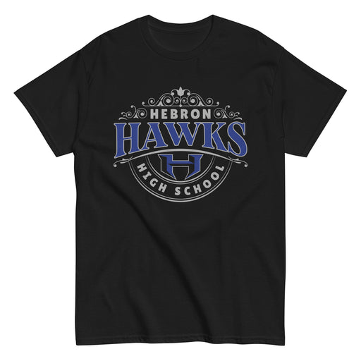 Hebron High School Hawks Black Classic Unisex T-shirt 211