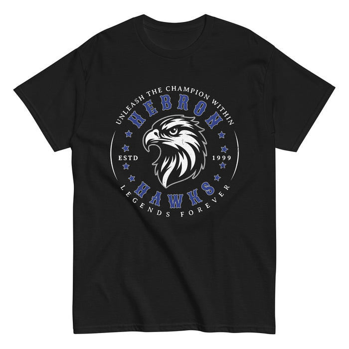 Hebron High School Hawks Black Classic Unisex T-shirt 214