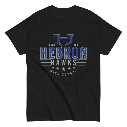 Hebron High School Hawks Black Classic Unisex T-shirt 217