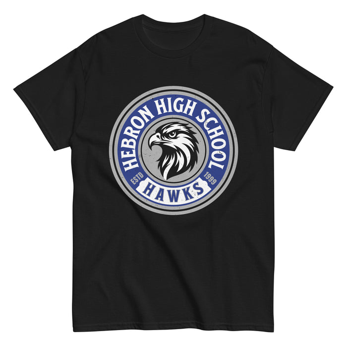 Hebron High School Hawks Black Classic Unisex T-shirt 221