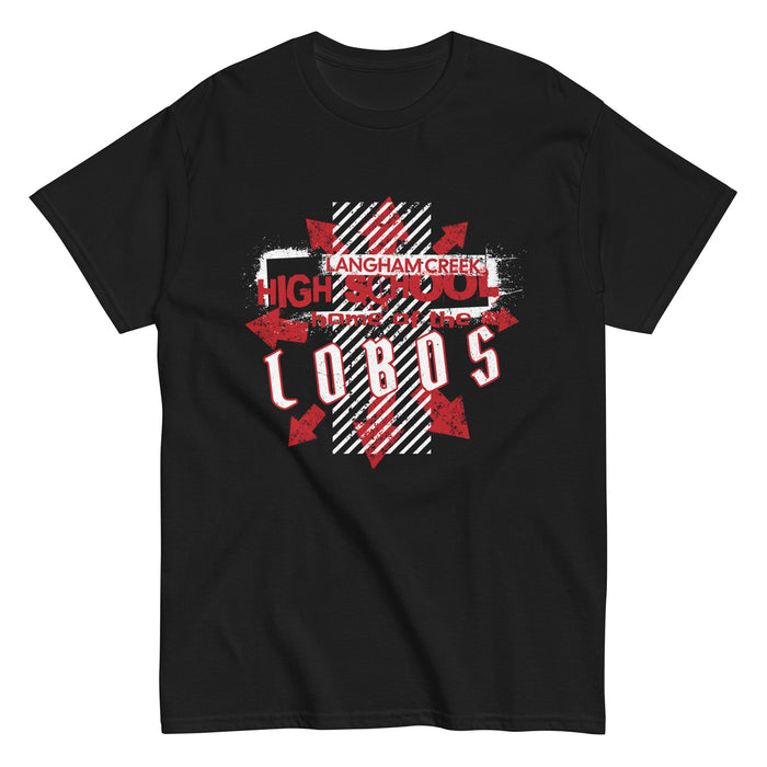 Langham Creek High School Lobos Black Classic Unisex T-shirt 210