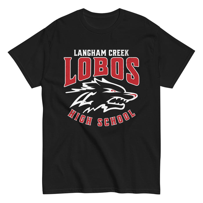 Langham Creek High School Lobos Black Classic Unisex T-shirt 213