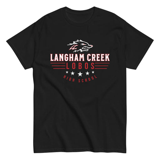 Langham Creek High School Lobos Black Classic Unisex T-shirt 217