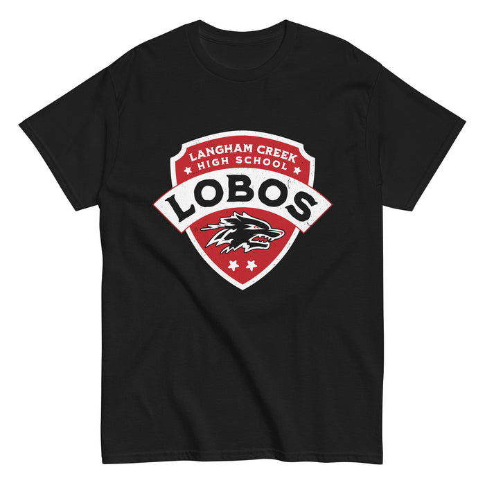 Langham Creek High School Lobos Black Classic Unisex T-shirt 221