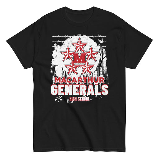 MacArthur High School Generals Black Classic Unisex T-shirt 202