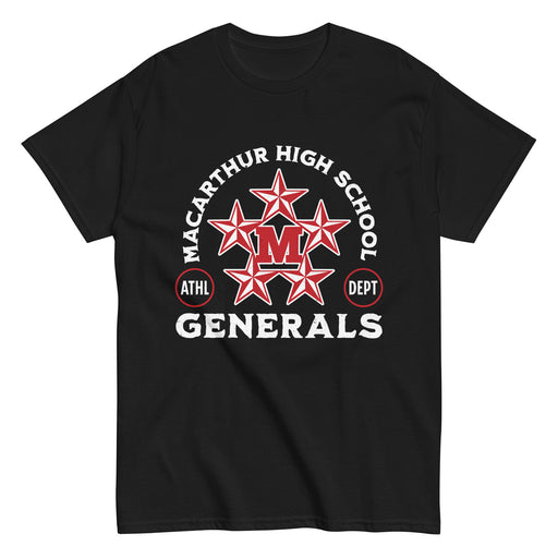 MacArthur High School Generals Black Classic Unisex T-shirt 208