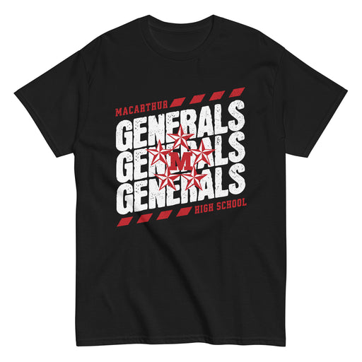 MacArthur High School Generals Black Classic Unisex T-shirt 223