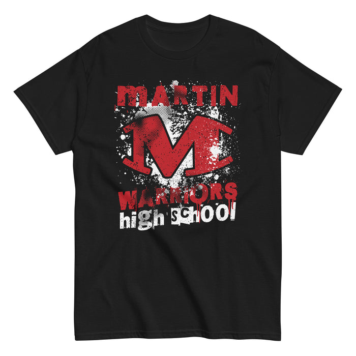 Martin High School Warriors Black Classic Unisex T-shirt 205