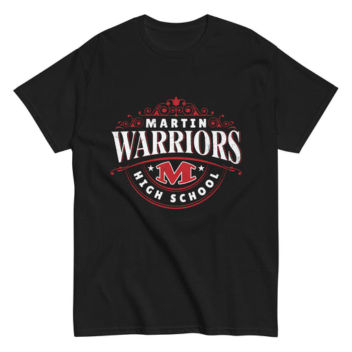 Martin High School Warriors Black Classic Unisex T-shirt 211