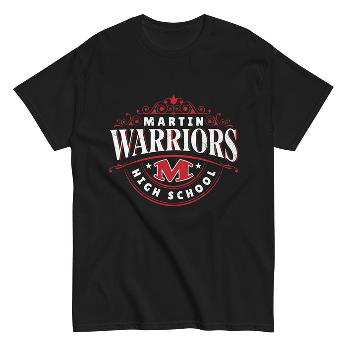 Martin High School Warriors Black Classic Unisex T-shirt 211