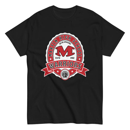 Martin High School Warriors Black Classic Unisex T-shirt 212