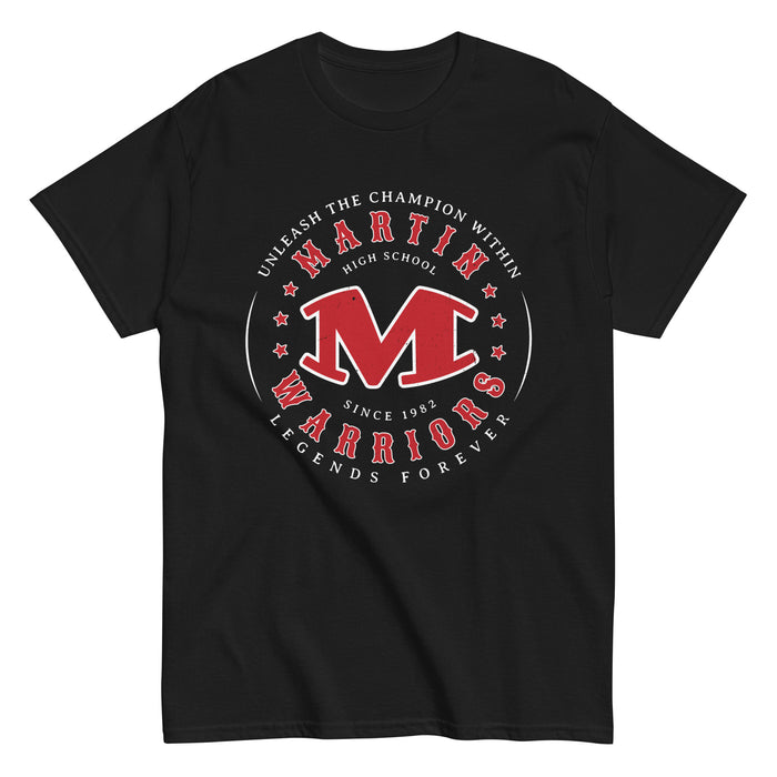 Martin High School Warriors Black Classic Unisex T-shirt 214