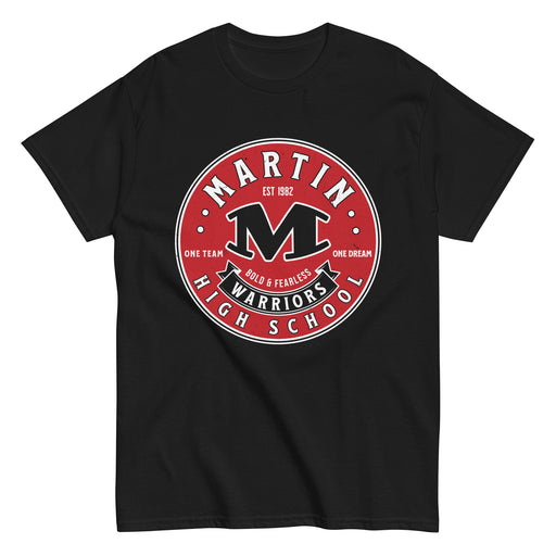 Martin High School Warriors Black Classic Unisex T-shirt 215