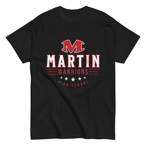 Martin High School Warriors Black Classic Unisex T-shirt 217