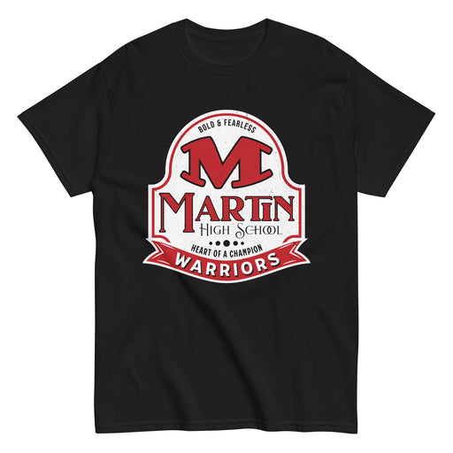 Martin High School Warriors Black Classic Unisex T-shirt 219