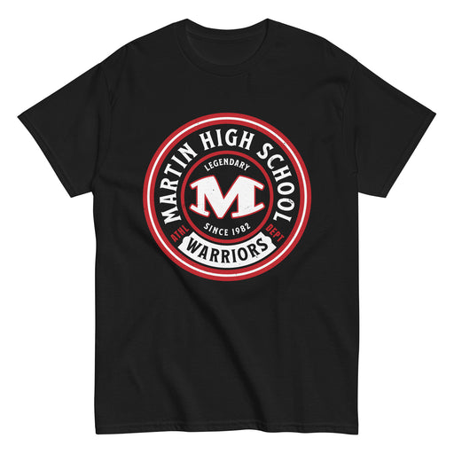 Martin High School Warriors Black Classic Unisex T-shirt 220