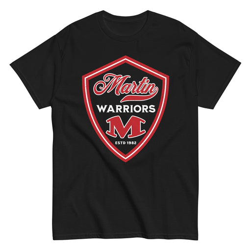 Martin High School Warriors Black Classic Unisex T-shirt 225