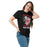 Woman wearing MacArthur High School Generals Black Classic Unisex T-shirt 205