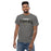 Man wearing Conroe High School Tigers Charcoal Classic Unisex T-shirt 221