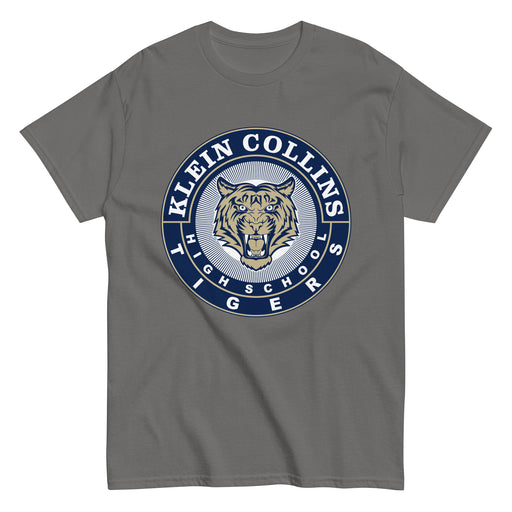 Klein Collins High School Tigers Classic Unisex Charcoal T-shirt 02