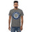 Man wearing a Klein Collins High School Tigers Classic Unisex Charcoal T-shirt 02