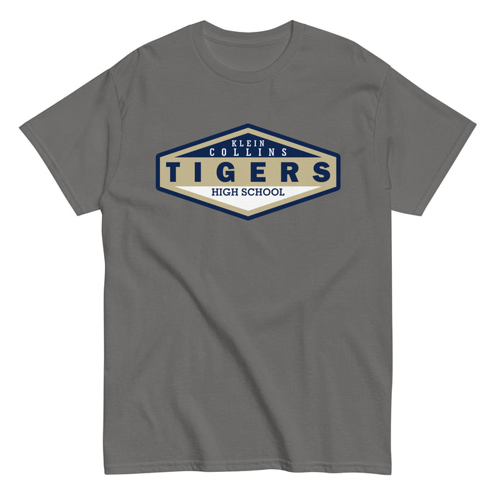 Klein Collins High School Tigers Classic Unisex Charcoal T-shirt 09