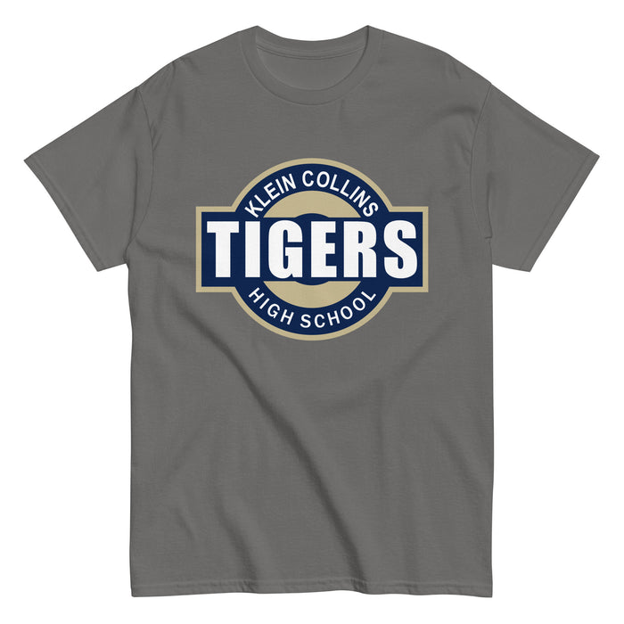 Klein Collins High School Tigers Classic Unisex Charcoal T-shirt 11