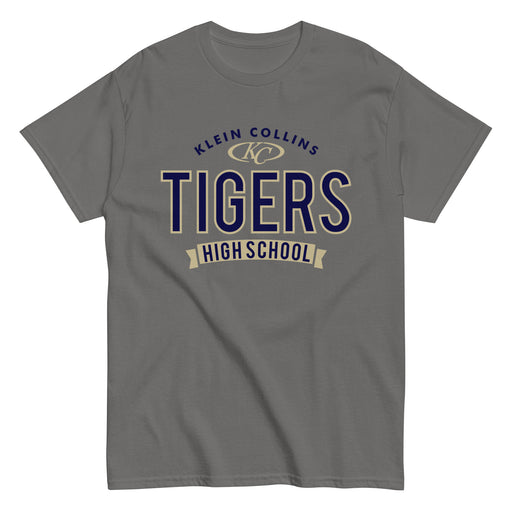 Klein Collins High School Tigers Classic Unisex Charcoal T-shirt 44