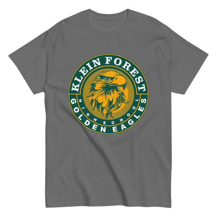 Klein Forest Golden Eagles Classic Unisex Charcoal T-shirt 02