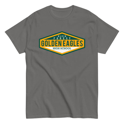 Klein Forest Golden Eagles Classic Unisex Charcoal T-shirt 09