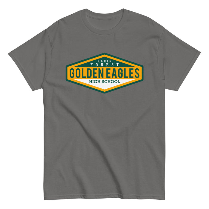 Klein Forest Golden Eagles Classic Unisex Charcoal T-shirt 09