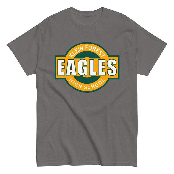 Klein Forest Golden Eagles Classic Unisex Charcoal T-shirt 11